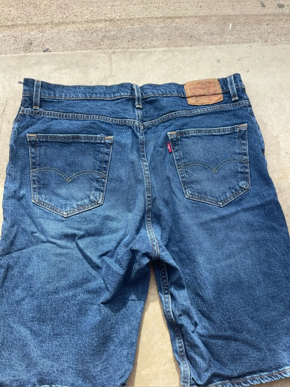 Levi's Men's Dark Blue Denim Shorts